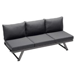 Sieger Auckland Ecklounge 4-tlg. Aluminium/Sunproof Eisengrau/Grau -GartenMöbelPro Verkäufe sieger auckland loungeecke 4 tlg aluminium sunproof eisengrau grau 1210421 4