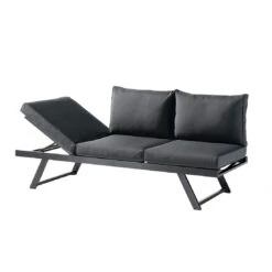 Sieger Auckland Gartensofa Aluminium/Sunproof Eisengrau/Grau -GartenMöbelPro Verkäufe sieger auckland loungeliege aluminium sunproof eisengrau grau 1210256 1