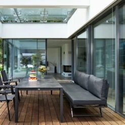 Sieger Auckland Gartensofa Aluminium/Sunproof Eisengrau/Grau -GartenMöbelPro Verkäufe sieger auckland loungeliege aluminium sunproof eisengrau grau 1210256 2