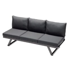 Sieger Auckland Gartensofa Aluminium/Sunproof Eisengrau/Grau -GartenMöbelPro Verkäufe sieger auckland loungeliege aluminium sunproof eisengrau grau 1210256 3