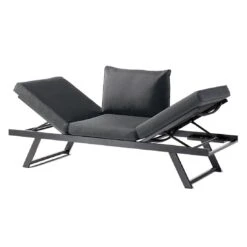 Sieger Auckland Gartensofa Aluminium/Sunproof Eisengrau/Grau -GartenMöbelPro Verkäufe sieger auckland loungeliege aluminium sunproof eisengrau grau 1210256 4