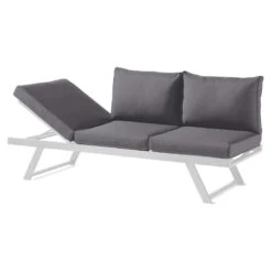 Sieger Auckland Gartensofa Aluminium/Sunproof Graphit/Grau -GartenMöbelPro Verkäufe sieger auckland loungeliege aluminium sunproof graphit grau 1210223 3