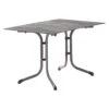 Sieger Boulevard Klapptisch 120x80cm Stahl/Polytec Eisengrau/Beton Hell