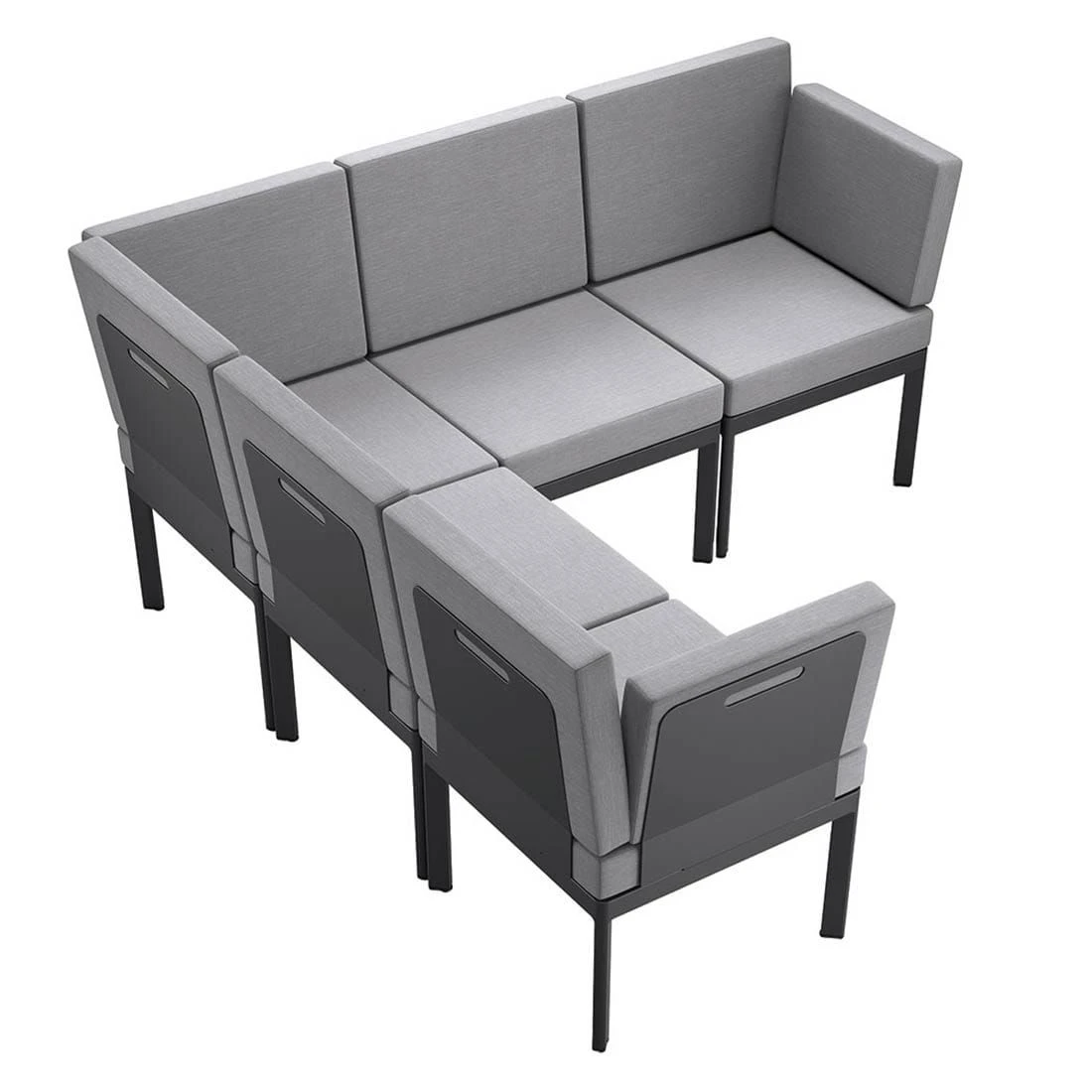 Sieger Lugo Lounge Basis Aluminium Eisengrau 12 Sieger Lugo Lounge Basis Aluminium Eisengrau – Bild 10