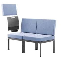 Sieger Lugo Gartensofa Aluminium/Sunproof Eisengrau/Hellblau 10 Sieger Lugo Gartensofa Aluminium/Sunproof Eisengrau/Hellblau -GartenMöbelPro Verkäufe sieger lugo loungebank alu sunproof eisengrau hellblau 1294802 2