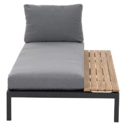 Siena Garden Alvida Gartenliege Links Aluminium/Polyester Matt Anthrazit/Grau -GartenMöbelPro Verkäufe siena garden alvida loungeliege links aluminium polyester inkl kissen 1427418 2