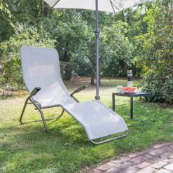 Siena Garden Anco Bäderliege Stahl/Textilene Anthrazit/Hellgrau -GartenMöbelPro Verkäufe siena garden anco baederliege stahl textilene 1471044 2