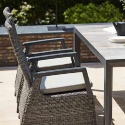 Siena Garden Corido Gartensessel Aluminium/Geflecht Inkl. Kissen Matt Anthrazit/Charcoal Grey -GartenMöbelPro Verkäufe siena garden corido diningsessel aluminium geflecht inkl kissen 1363629 3