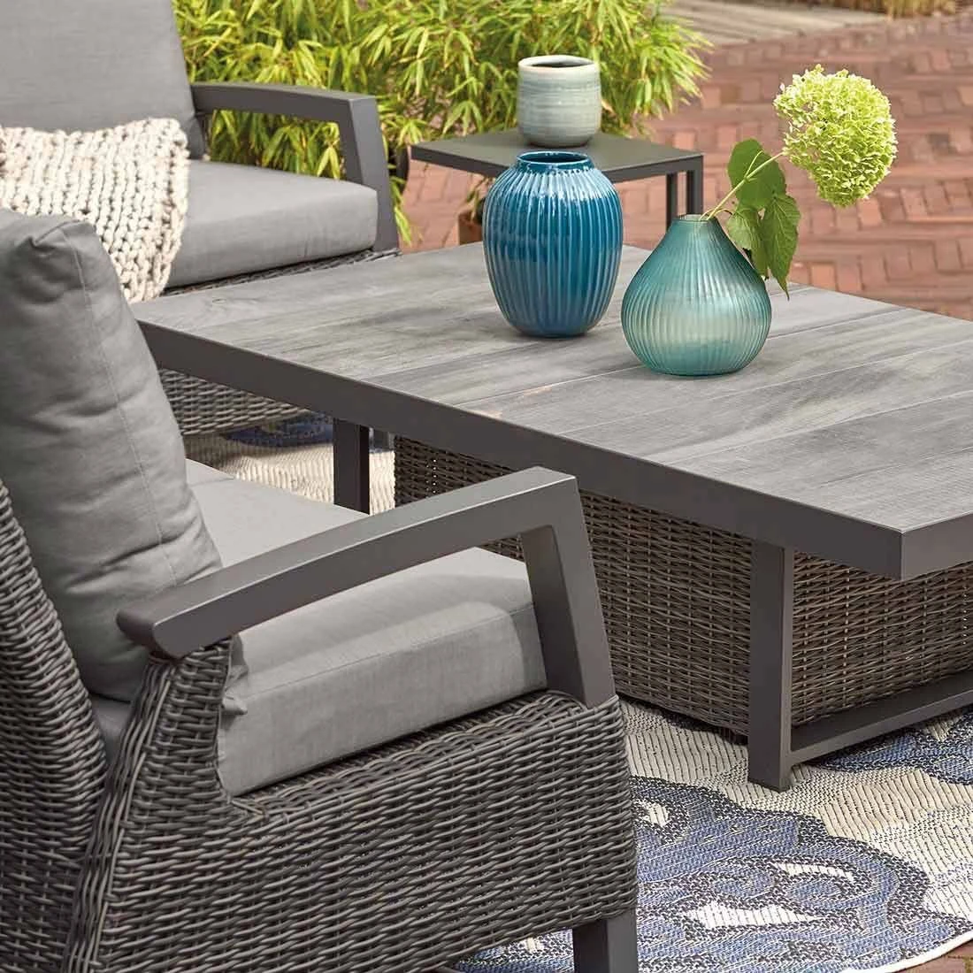 Siena Garden Corido Dininglounge 5-teilig Aluminium/Geflecht Anthrazit/Charcoal Grey 13 Siena Garden Corido Dininglounge 5-teilig Aluminium/Geflecht Anthrazit/Charcoal Grey – Bild 11