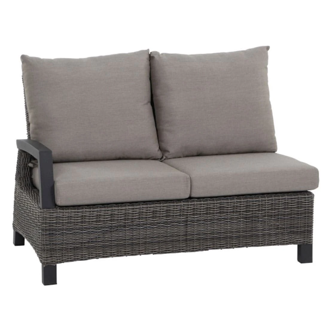 Siena Garden Corido Dininglounge 5-teilig Aluminium/Geflecht Anthrazit/Charcoal Grey 5 Siena Garden Corido Dininglounge 5-teilig Aluminium/Geflecht Anthrazit/Charcoal Grey – Bild 3