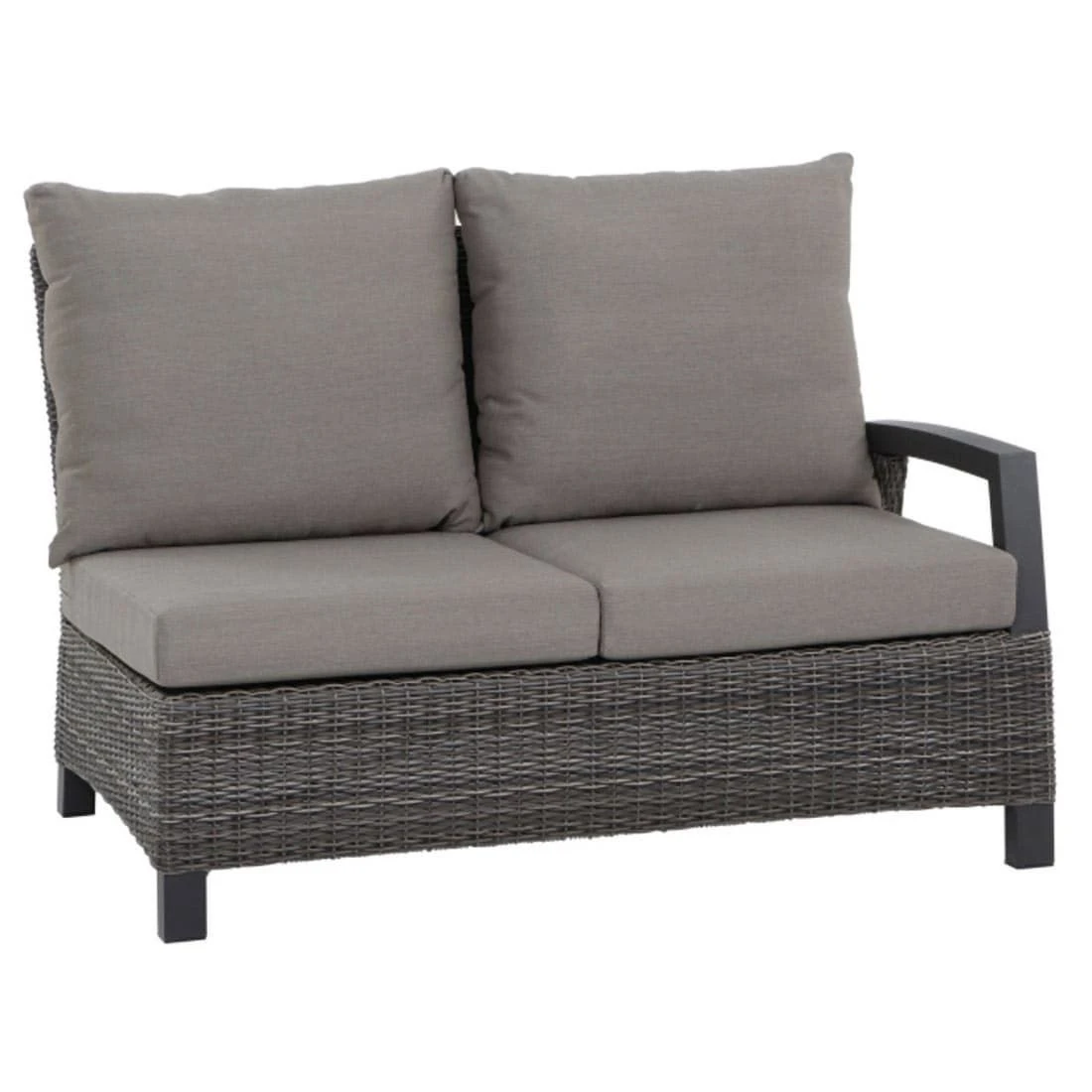 Siena Garden Corido Dininglounge 5-teilig Aluminium/Geflecht Anthrazit/Charcoal Grey 7 Siena Garden Corido Dininglounge 5-teilig Aluminium/Geflecht Anthrazit/Charcoal Grey – Bild 5