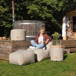 Siena Garden FLOW.U Round Sitzsack Ø 60 Cm Icedcoffee -GartenMöbelPro Verkäufe siena garden flow u round sitzsack durchm 60 cm 1462156 5