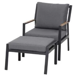 Siena Garden Londra Loungesessel Aluminium/Ranotex Anthrazit/Schwarz-Silber -GartenMöbelPro Verkäufe siena garden londra loungesessel aluminium ranotex 1353135 5