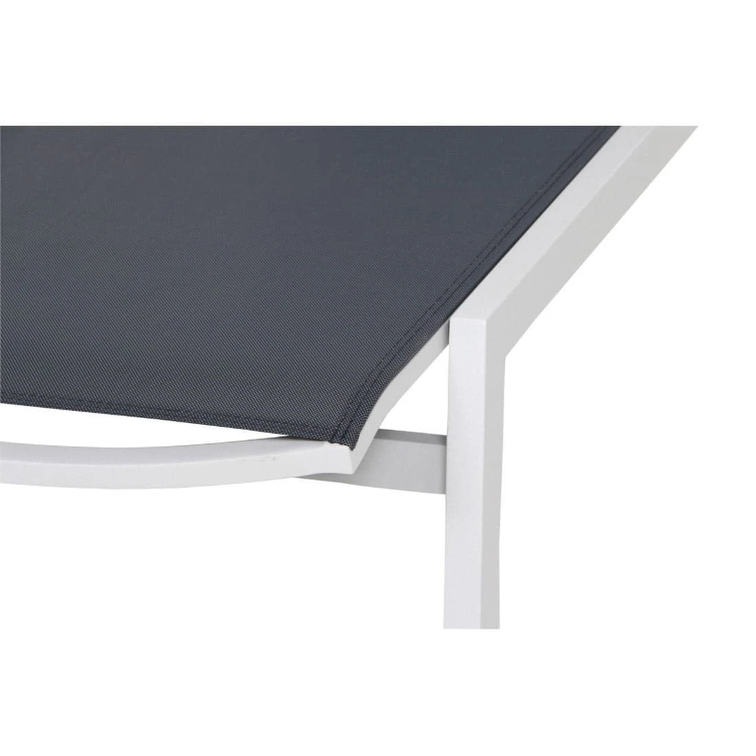 Siena Garden Milos Gartenliege Aluminium/Ranotex® Matt Weiß-Grau/Silber-Schwarz 19 Siena Garden Milos Gartenliege Aluminium/Ranotex® Matt Weiß-Grau/Silber-Schwarz – Bild 17