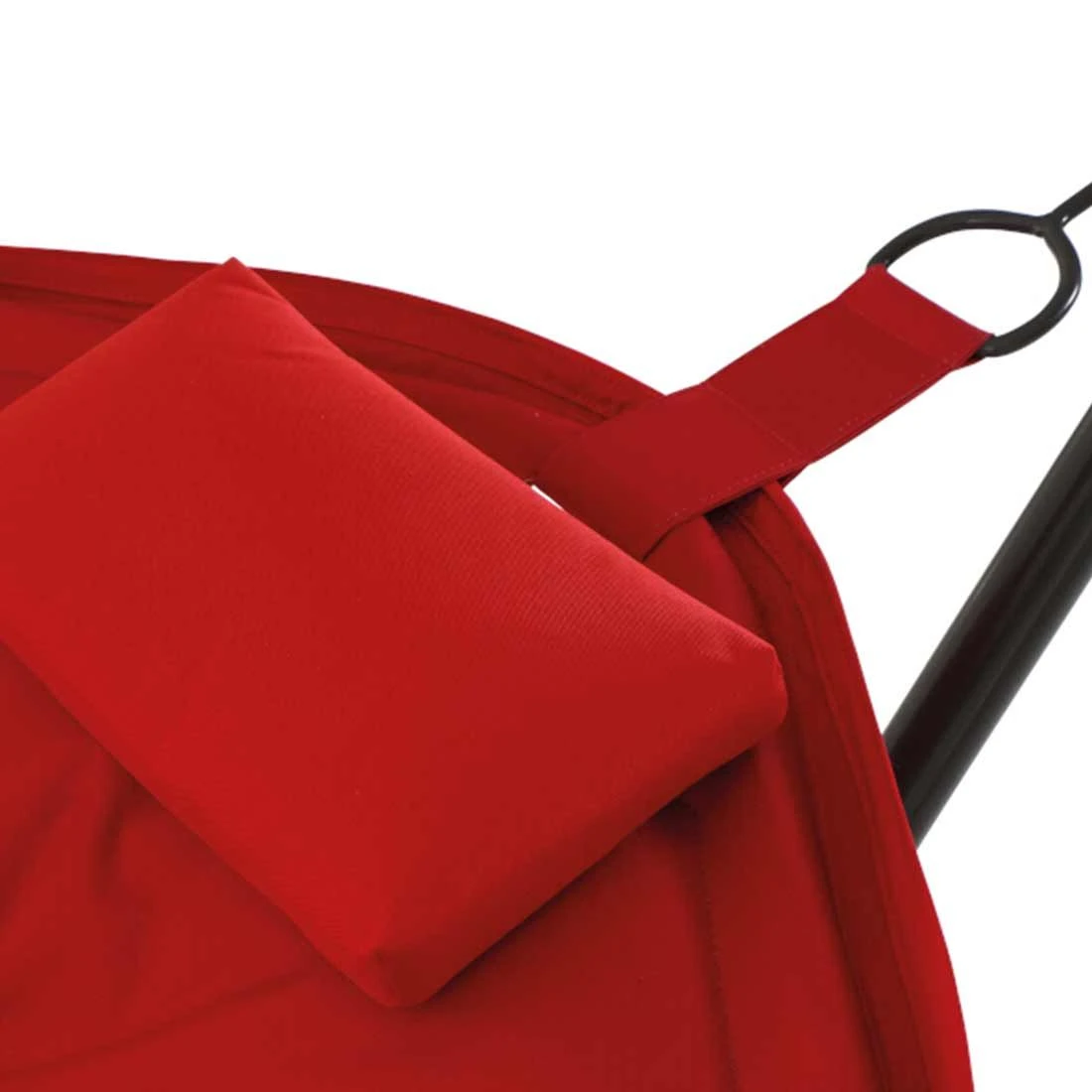 Siena Garden Panama Hängematte Mit Gestell Stahl/Oxfordgewebe Grau/Rot 13 Siena Garden Panama Hängematte Mit Gestell Stahl/Oxfordgewebe Grau/Rot – Bild 11