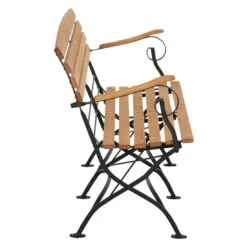 Siena Garden Peru III Gartenbank Stahl/Robinie Schwarz/Natur -GartenMöbelPro Verkäufe siena garden peru iii 2 sitzerbank stahl robinie 1391536 3