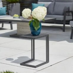 Siena Garden Ramo Beistelltisch 40x33,5cm Aluminium Anthrazit Matt -GartenMöbelPro Verkäufe siena garden ramo beistelltisch 40x33 5cm aluminium anthrazit matt 1098969 2