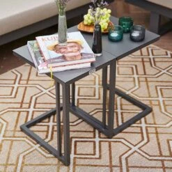 Siena Garden Ramo Beistelltisch 40x33,5cm Aluminium Anthrazit Matt -GartenMöbelPro Verkäufe siena garden ramo beistelltisch 40x33 5cm aluminium anthrazit matt 1098969 3