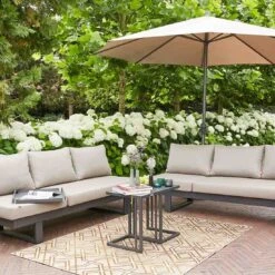 Siena Garden Ramo Beistelltisch 40x33,5cm Aluminium Anthrazit Matt -GartenMöbelPro Verkäufe siena garden ramo beistelltisch 40x33 5cm aluminium anthrazit matt 1098969 8