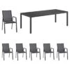 Siena Garden Reno Gartenmöbelset 7-tlg. Mit Tisch 220x100 Cm Anthrazit/Grau -GartenMöbelPro Verkäufe siena garden reno gartenmoebelset 6 tlg mit tisch 220x100 cm 1477182 1