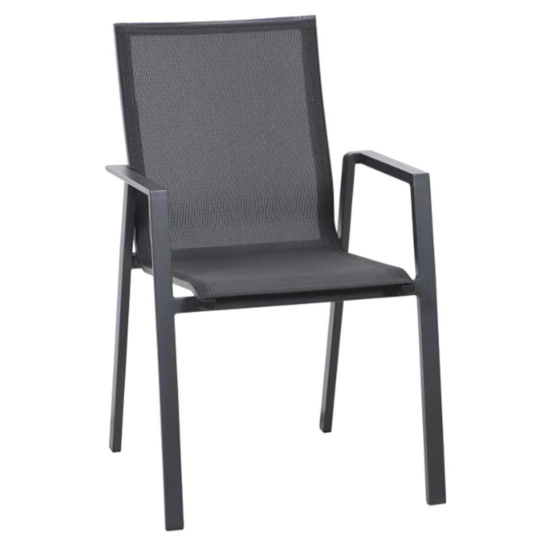 Siena Garden Reno Gartenmöbelset 7-tlg. Mit Tisch 220x100 Cm Anthrazit/Grau 4 Siena Garden Reno Gartenmöbelset 7-tlg. Mit Tisch 220x100 Cm Anthrazit/Grau – Bild 2