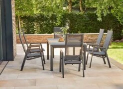 Siena Garden Rondo Gartensessel Aluminium/Ranotex®-Gewebe Matt Anthrazit/Grau -GartenMöbelPro Verkäufe siena garden rondo verstellsessel aluminium ranotexr gewebe 1425240 2