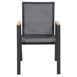 Siena Garden Savona Stapelsessel Aluminium/Ranotex Anthrazit/Schwarz-Silber -GartenMöbelPro Verkäufe siena garden savona stapelsessel aluminium ranotex 1353003 2