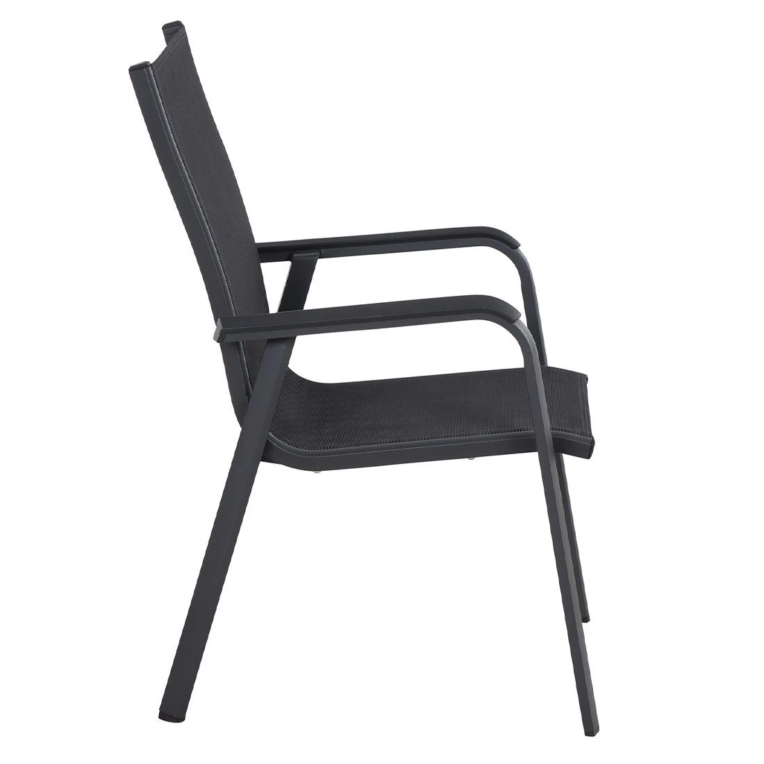 Siena Garden Tesoro Gartenmöbel-Set 7-tlg. Mit Tisch 200x100cm Matt Anthrazit/Silber-Schwarz 8 Siena Garden Tesoro Gartenmöbel-Set 7-tlg. Mit Tisch 200x100cm Matt Anthrazit/Silber-Schwarz – Bild 6