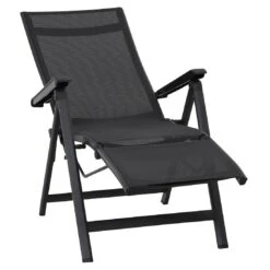 Siena Garden Tesoro Relaxsessel Aluminium/Ranotex®-Gewebe Matt Anthrazit/Silber-Schwarz -GartenMöbelPro Verkäufe siena garden tesoro relaxsessel aluminium ranotexr gewebe 1434172 2