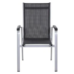 Siena Garden Tesoro Stapelsessel Aluminium/Ranotex-Gewebe Silber/Grau -GartenMöbelPro Verkäufe siena garden tesoro stapelsessel aluminium ranotexr gewebe 1432566 3