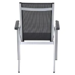 Siena Garden Tesoro Stapelsessel Aluminium/Ranotex-Gewebe Silber/Grau -GartenMöbelPro Verkäufe siena garden tesoro stapelsessel aluminium ranotexr gewebe 1432566 5