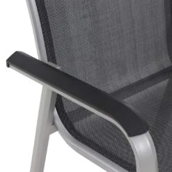 Siena Garden Tesoro Stapelsessel Aluminium/Ranotex-Gewebe Silber/Grau -GartenMöbelPro Verkäufe siena garden tesoro stapelsessel aluminium ranotexr gewebe 1432566 6