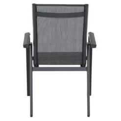Siena Garden Tesoro Stapelsessel Aluminium/Ranotex®-Gewebe Matt Anthrazit/Silber-Schwarz -GartenMöbelPro Verkäufe siena garden tesoro stapelsessel aluminium ranotexr gewebe 1434161 4