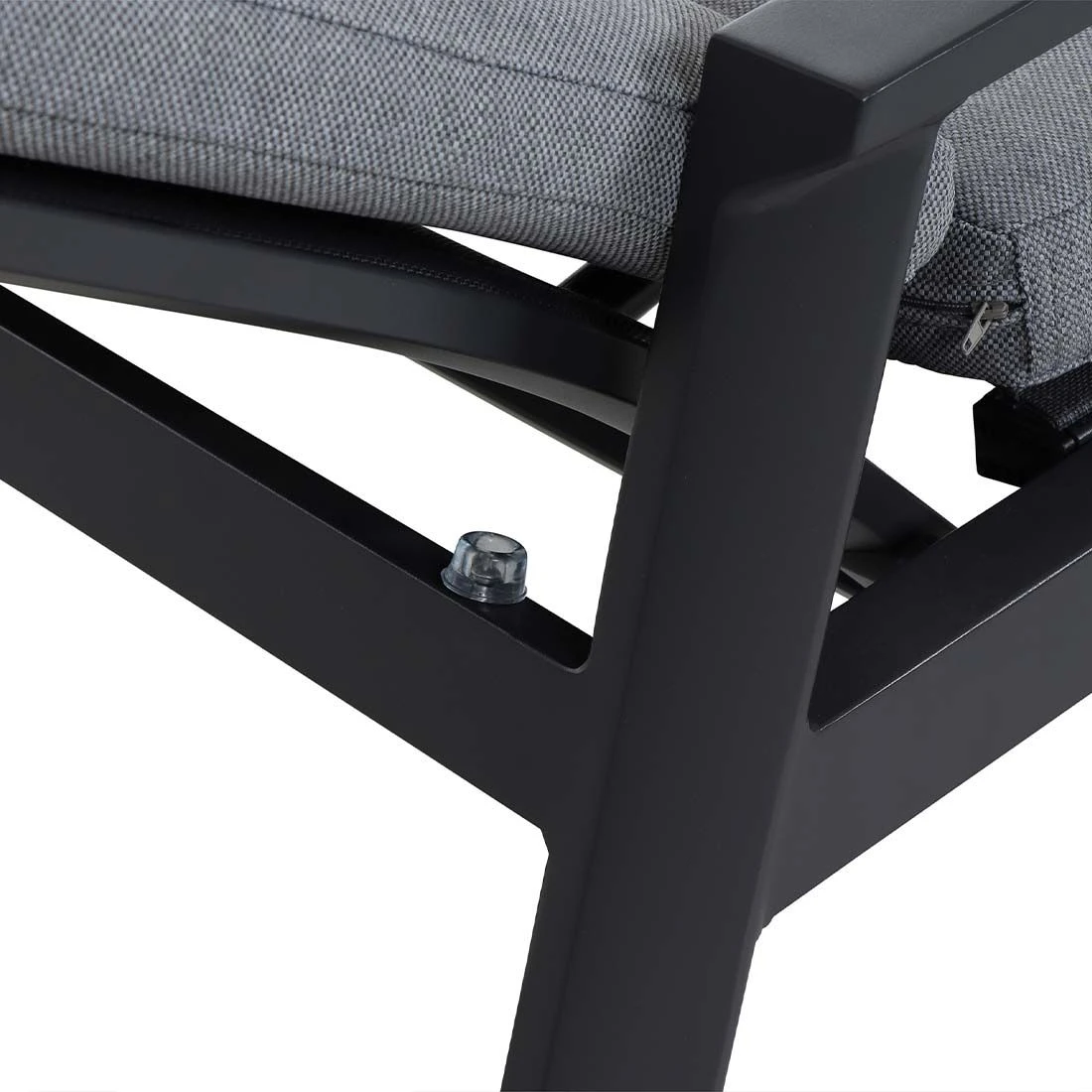 Siena Garden Valencia Gartenliege Aluminium/Polypropylen Matt Anthrazit/Salt&Pepper 8 Siena Garden Valencia Gartenliege Aluminium/Polypropylen Matt Anthrazit/Salt&Pepper – Bild 6