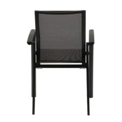 Siena Garden Velia Stapelsessel Aluminium/Textilene Anthrazit/Schwarz-Grau -GartenMöbelPro Verkäufe siena garden velia stapelsessel aluminium textilene charcoal grey anthrazit 1001597 3