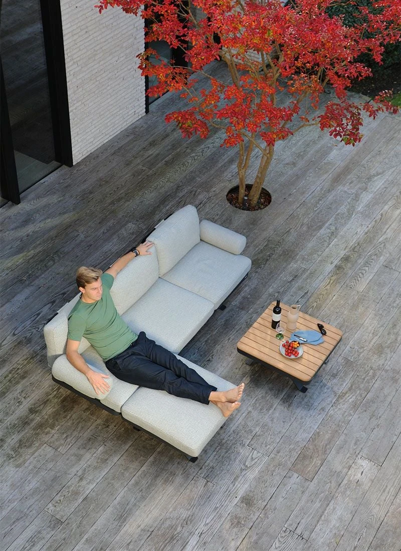 Zebra Sky Lounge Gartensofa Aluminium/Sunproof Graphit/Camden Grey 6 Zebra Sky Lounge Gartensofa Aluminium/Sunproof Graphit/Camden Grey – Bild 4