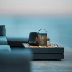 Solpuri Boxx Beistelltisch 90x90 Cm Aluminium/Teak Anthrazit/Natur -GartenMöbelPro Verkäufe solpuri boxx beistelltisch 90x90 cm aluminium teak 1465863 2