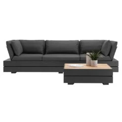 Solpuri Boxx Loungeset 5-tlg. Aluminium/Acryl Anthrazit/Natur -GartenMöbelPro Verkäufe solpuri boxx loungeset 5 tlg aluminium acryl 1488600 2