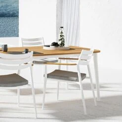 Solpuri Charlie Gartentisch 230x100 Cm Aluminium/Teak White/Natur -GartenMöbelPro Verkäufe solpuri charlie gartentisch 230x100 cm aluminium teak 1474894 8