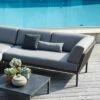 Solpuri Club Gartensofa 171 Cm Aluminium/Rope/Acryl Anthrazit