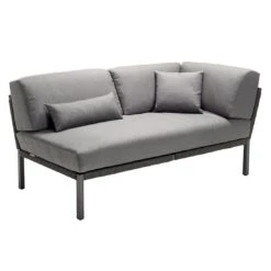 Solpuri Club Gartensofa 171 Cm Aluminium/Rope/Acryl Anthrazit -GartenMöbelPro Verkäufe solpuri club 2 sitzersofa links 171 cm aluminium rope acryl 1465610 2