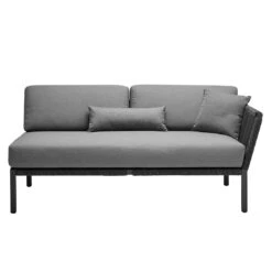 Solpuri Club Gartensofa 171 Cm Aluminium/Rope/Acryl Anthrazit -GartenMöbelPro Verkäufe solpuri club 2 sitzersofa links 171 cm aluminium rope acryl 1465610 3