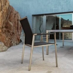 Solpuri Dance Stapelsessel Edelstahl/Textilene Silber/Coal -GartenMöbelPro Verkäufe solpuri dance stapelsessel edelstahl textilene 1475015 14