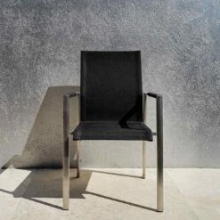 Solpuri Dance Stapelsessel Edelstahl/Textilene Silber/Coal -GartenMöbelPro Verkäufe solpuri dance stapelsessel edelstahl textilene 1475015 16