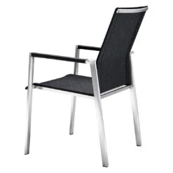 Solpuri Dance Stapelsessel Edelstahl/Textilene Silber/Coal -GartenMöbelPro Verkäufe solpuri dance stapelsessel edelstahl textilene 1475015 5