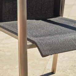 Solpuri Dance Stapelsessel Edelstahl/Textilene Silber/Coal -GartenMöbelPro Verkäufe solpuri dance stapelsessel edelstahl textilene 1475015 9