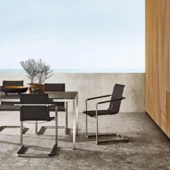 Solpuri Jazz Freischwinger Edelstahl/Textilene Silber/Coal -GartenMöbelPro Verkäufe solpuri jazz freischwinger edelstahl textilene 1475037 7