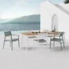 Solpuri Pia Gartenmöbel-Set 7-tlg. Mit Tisch 170x100cm Petrol/White/Natur -GartenMöbelPro Verkäufe solpuri pia gartenmoebel set 7 tlg mit tisch 170x100cm 1488677 1