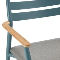 Solpuri Pia Stapelsessel Aluminium/Teak Inkl. Kissen Petrol/Natur -GartenMöbelPro Verkäufe solpuri pia stapelsessel aluminium teak inkl kissen 1470351 3