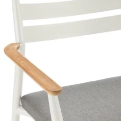 Solpuri Pia Stapelsessel Aluminium/Teak Inkl. Kissen White/Natur -GartenMöbelPro Verkäufe solpuri pia stapelsessel aluminium teak inkl kissen 1470362 2